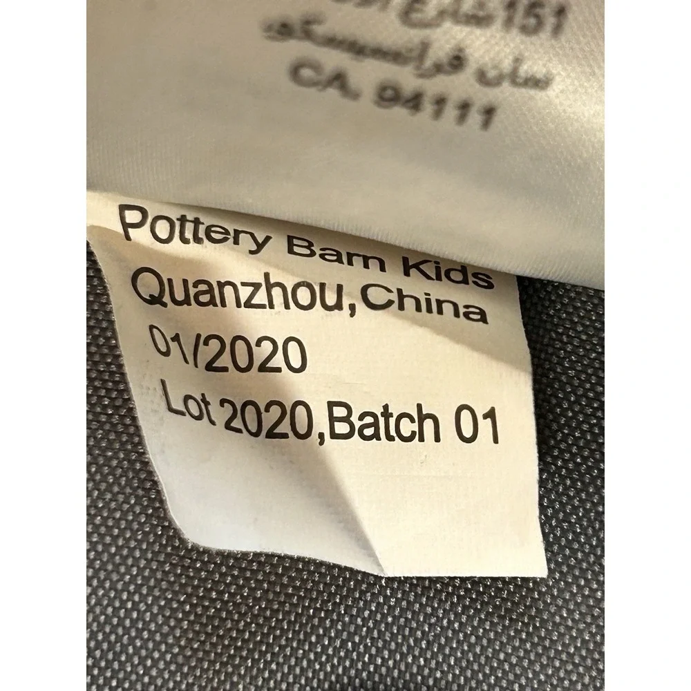 Pottery Barn Kids Mackenzie Backpack Camouflage Blue School has some wear